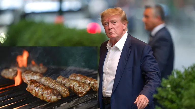 Donald Trump vinde mici românești la restaurantul său din Chicago! Fostul președinte SUA a pus un preț halucinant pentru o singură porție de mititei