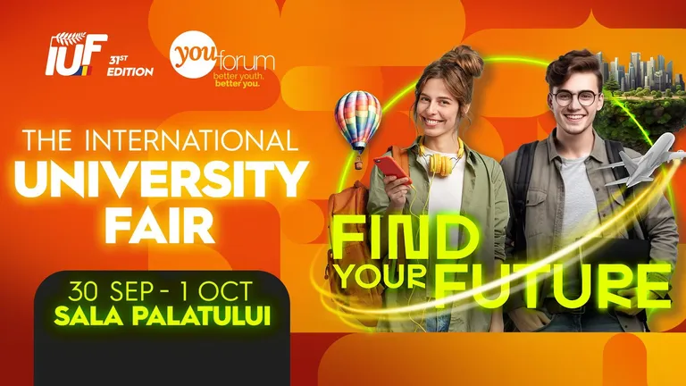 IUF - The International University Fair. Acces la sisteme educaționale din top 10 mondial pentru tinerii din București