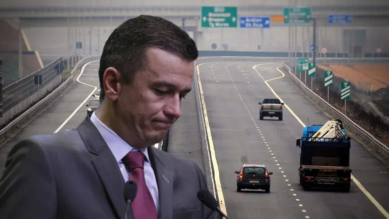 Taxă de trecere pe cea mai așteptată autostradă din România. Sorin Grindeanu: „Va exista un sistem de vinietă, de taxe”