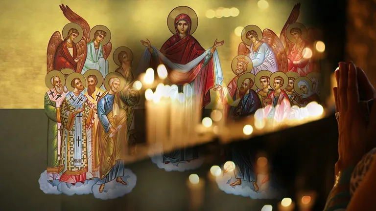 Calendar ortodox 1 octombrie 2023. Sărbătoare deosebit de importantă la români. Rugăciunea făcătoare de minuni pe care să o spui când se sărbătorește Acoperământul Maicii Domnului