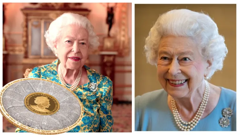 Cum arată cea mai scumpă monedă din lume dedicată Reginei Elisabeta a II-a. Cât costă banul cu diamante