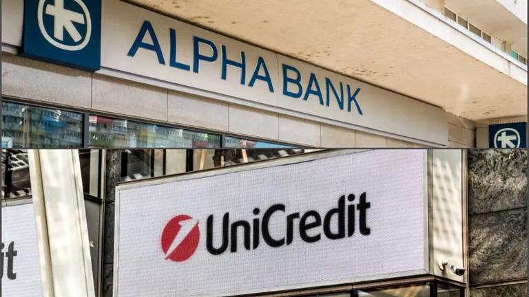 Vești noi din domeniul bancar! Filialele Alpha Bank și UniCredit se vor contopi și vor crea a treia cea mai mare bancă din România