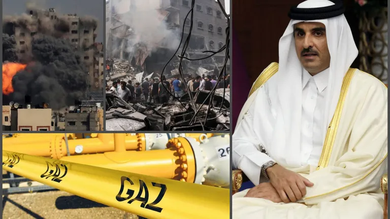 Războiul din Fâșia Gaza provoacă un cutremur în întreaga lume! Emirul Qatarului: „Oprim aprovizionarea cu gaze a întregii lumi, dacă nu încetează bombardamentele”