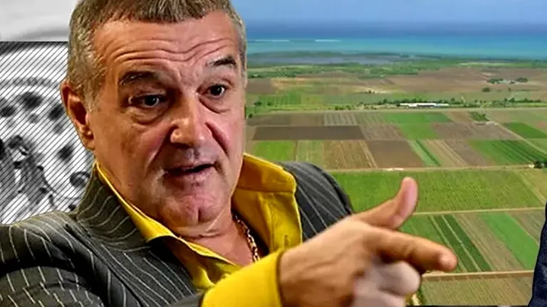 Gigi Becali are terenuri de un miliard de euro. Nu îi fac eu calculul, dar cam atât are cu pământul pe care l-a luat acum