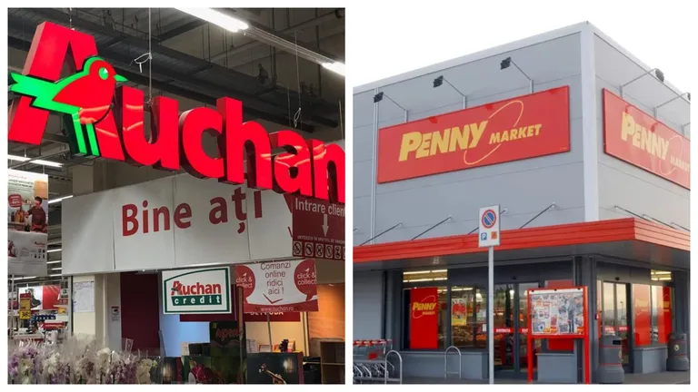 ANPC a amendat cu 6,3 milioane de lei mai multe magazine din lanțurile Auchan și Penn. Ce nereguli au găsit inspectorii