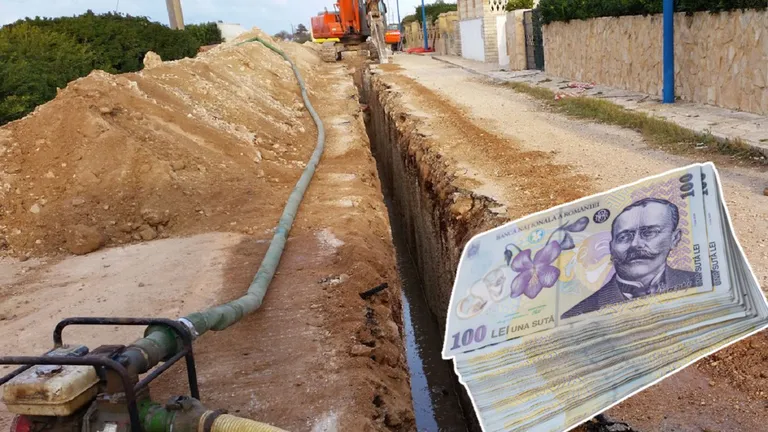Bani pentru românii care vor să se branșeze la rețeaua de apă și canalizare. Condiții de înscriere