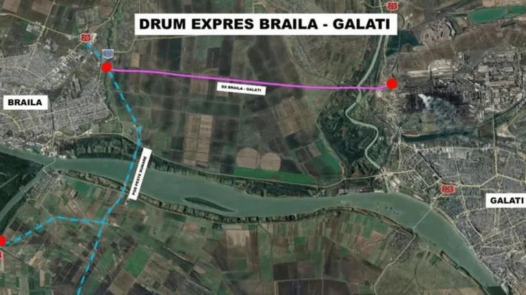 Cea mai mare factură pentru infrastructura rutieră în prima decadă a lunii: 94 de milioane lei pentru Drumul Expres Brăila-Galați