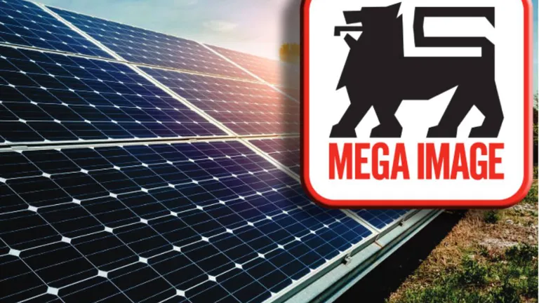 Panouri solare pentru retailerul Mega Image! Anul trecut producea energie verde pe acoperișul a 19 unități și pe depozitul companiei din Popești-Leordeni!
