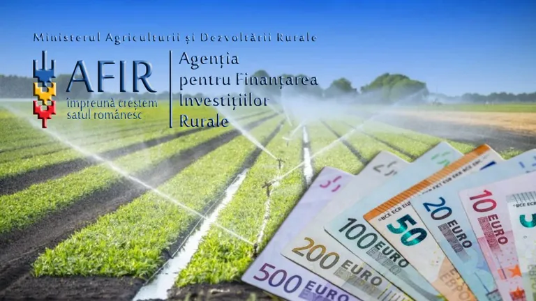AFIR lansează o nouă măsură de finanțare! Peste 102 milioane de euro pentru intervenția „Înființarea sistemelor de irigații”
