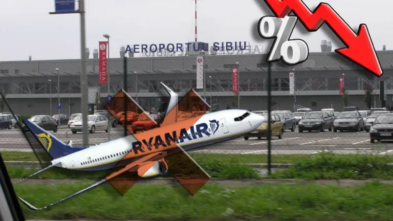 Traficul aerian a scăzut cu 11%! Plecarea RyanAir a avut repercusiuni asupra aeroportului sibian!