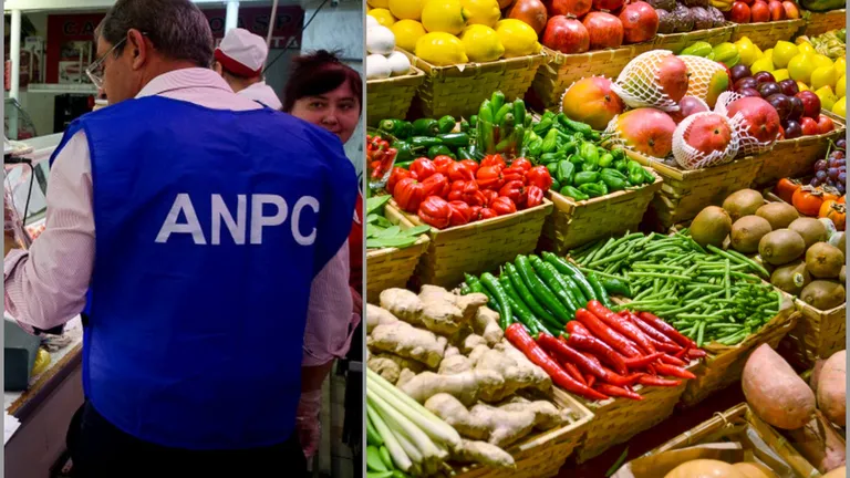 ANPC a retras de urgență de la vânzare 2 tone de fructe și legume. Au fost date amenzi în valoare de 140.000 de lei