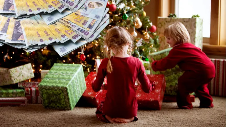 Care este bugetul familiei pentru cadourile de sărbători și ce-și doresc copiii de Crăciun. Ce poți face cu 195 de lei?