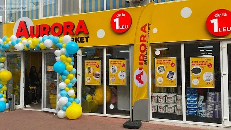 Lanțul ucrainean Aurora Multimarket, care vinde produse la 1 leu, tot mai întâlnit în România. Retailerul și-a propus să deschidă 700 de magazine în țara noastră