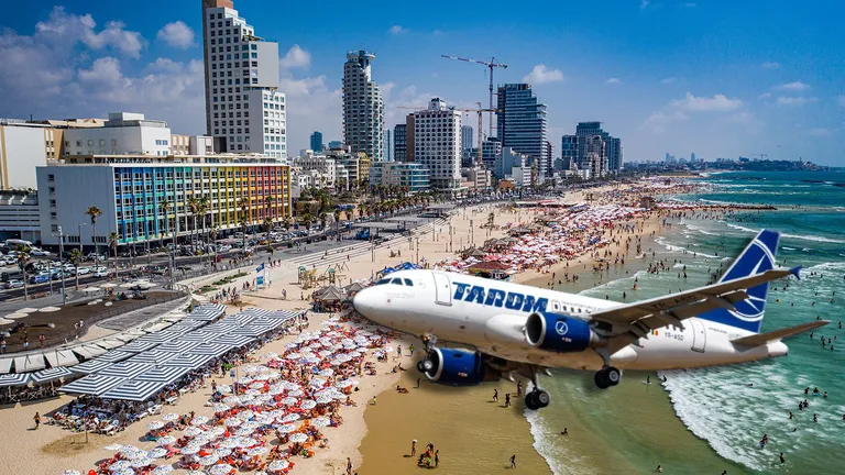 O altă companie aeriană reia zborurile către Tel Aviv! TAROM a făcut marele anunț