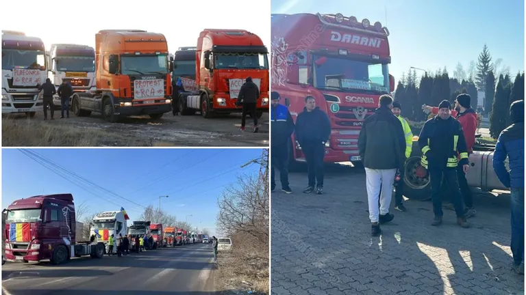 Protestele continuă! Transportatorii și fermierii au forțat intrarea în București