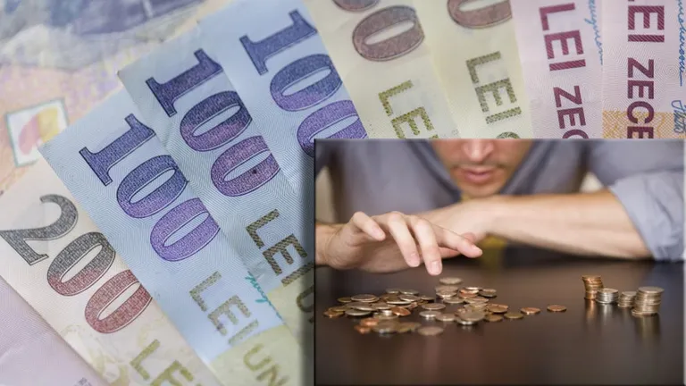 Situație dramatică pentru românii cu salarii mici. Câţi bani vor primi în mână dacă salariul minim brut creşte cu doar 1 leu!