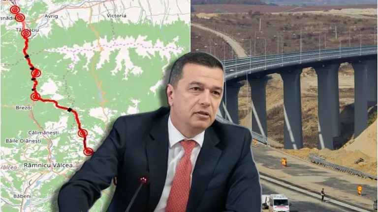 VIDEO Românii sunt tot mai aproape de a putea circula pe Autostrada Sibiu - Pitești! Secțiunea 5, realizată în proporție de peste 63%
