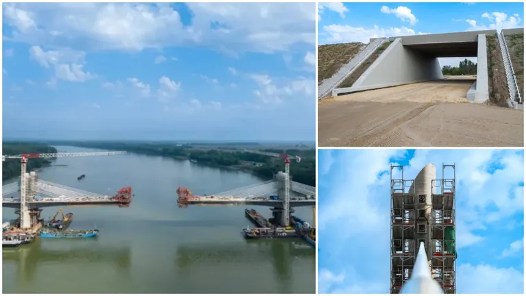 Duna Aszfalt înregistrează progrese impresionante în construcția celui mai spectaculos pod peste Dunăre din Ungaria
