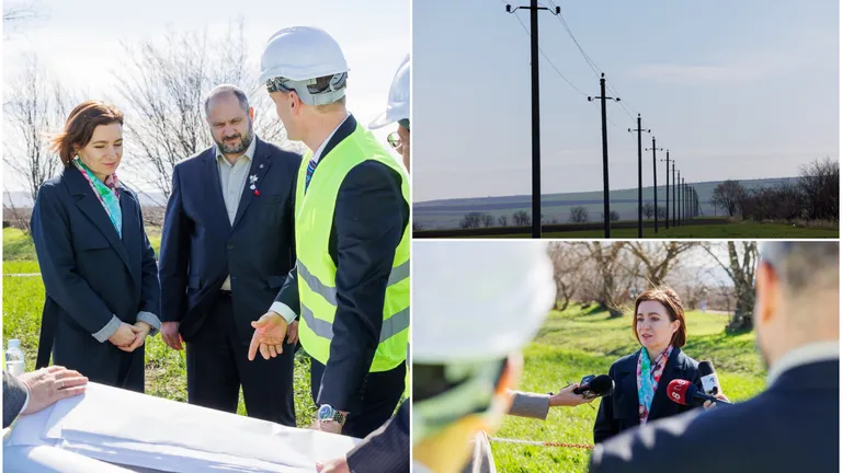 Republica Moldova și România se unesc prin sistemul energetic. A început construcția Liniei Electrice Aeriene