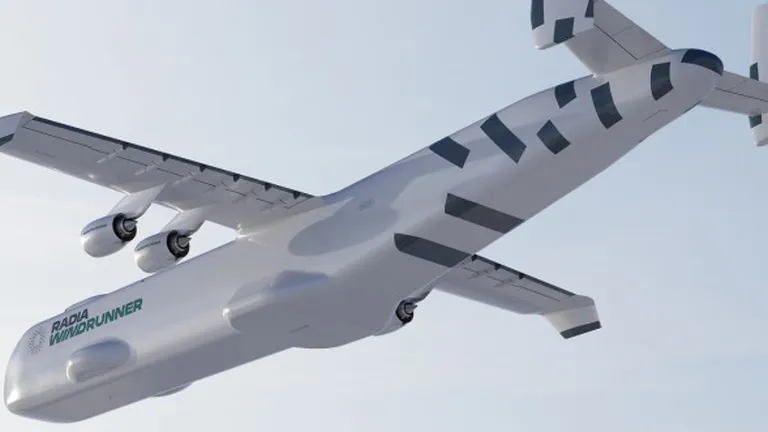 Cum va arăta cel mai mare avion care a zburat vreodată. WindRunner va transporta turbinele eoliene ale viitorului