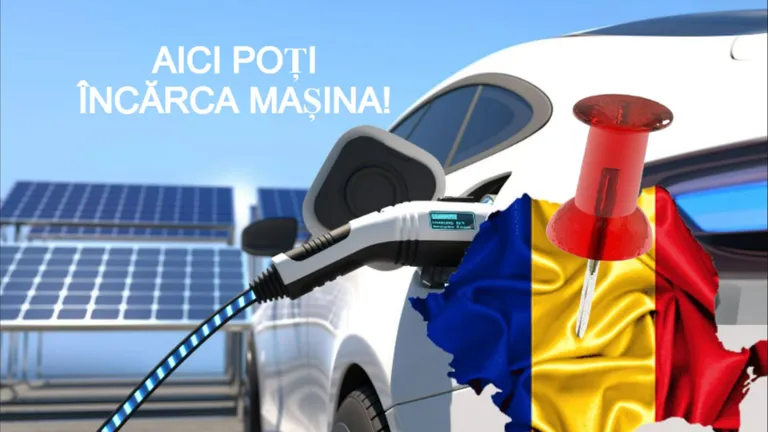 Harta 2024 a stațiilor de încărcare pentru mașinile electrice din România