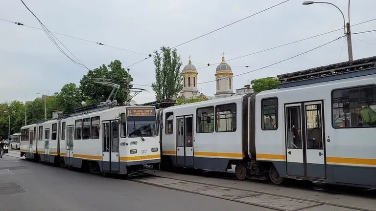 Trei linii de tramvai deviate în Bucureşti. Care sunt noile trasee şi ce rută va avea autobuzul 614