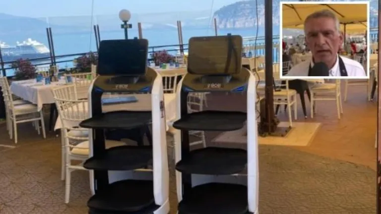 Proprietarul unui restaurant din Italia a „angajat” doi roboți, din cauza lipsei de forță de muncă: „Am oferit 1.500 de euro pe lună și n-a vrut nimeni”