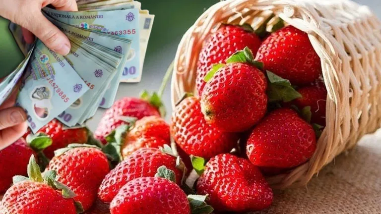 Primele căpșuni românești, cu 3 săptămâni mai devreme în piețe. Care este prețul unui kilogram
