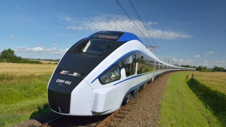 România investește peste 1 miliard de lei în 20 de trenuri electrice. Pe unde vor circula trenurile de la producătorul polonez PESA