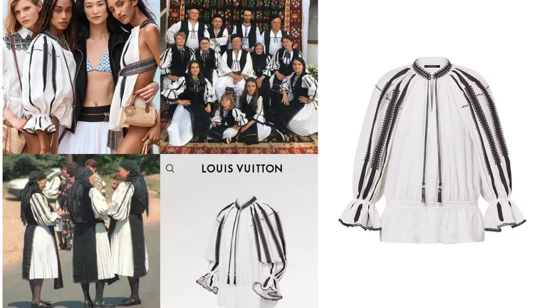 Acuzații grave la adresa casei de modă Louis Vuitton! Compania ar fi copiat portul tradițional românesc. Ce spun reprezentanții