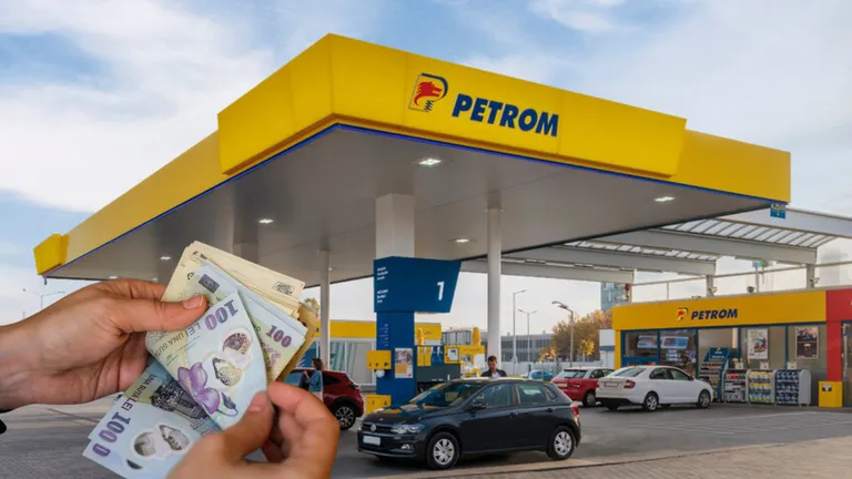 A doua zi când scad prețurile la Petrom! Cât costă acum să faci un plin la o stație din București