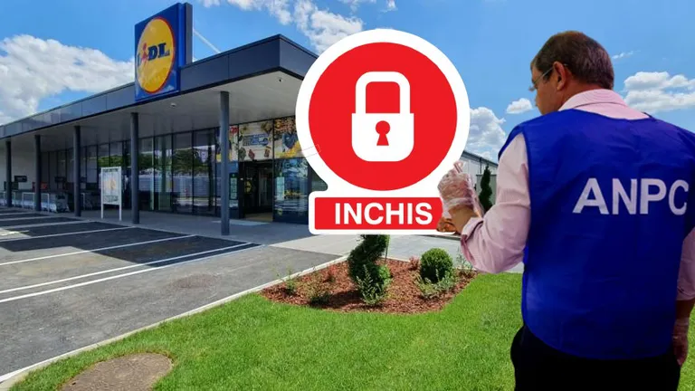 ANPC închide Lidl. Mulți români vor fi afectați de decizie