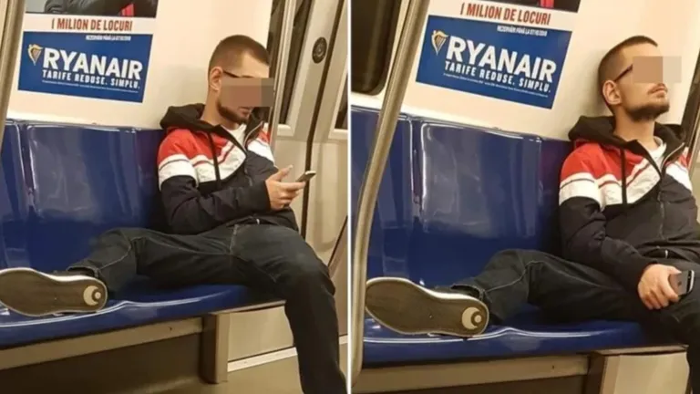 Lecția de bun simț primită în metrou. Dialogul devenit viral dintre o bucureșteancă și un tânăr care stătea întins pe trei locuri