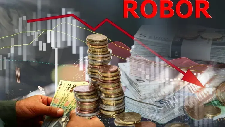 Anunțul momentului în România. Indicele ROBOR la 3 luni scade la cel mai mic nivel din ultimii ani