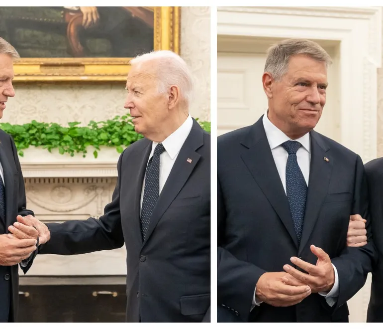 Klaus Iohannis, primit de preşedintele SUA, la Casa Albă. Mizele întâlnirii cu Joe Biden – VIDEO