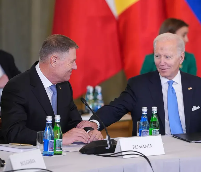 Președintele Klaus Iohannis se întâlnește cu Joe Biden la Casa Albă, parte a vizitei de lucru în SUA