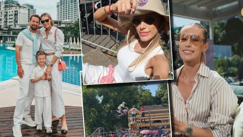 Gabriela Prisăcariu, prezentă la un concurs de enduro pentru a-l susține pe Dani: „Mi se pare că sunt o nevastă chiar mișto”