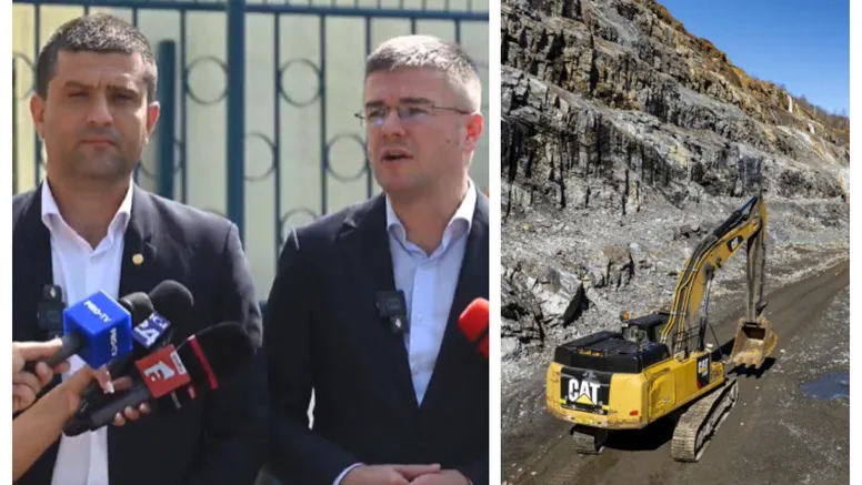 Se redeschide mina de grafit de la Baia de Fier. Radu Miruță și Irineu Darău anunță când vor avea loc primele exploatări