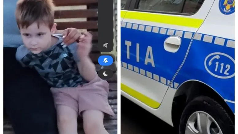 Băiețelul de patru ani, care a dispărut în județul Bacău, a fost găsit mort UPDATE