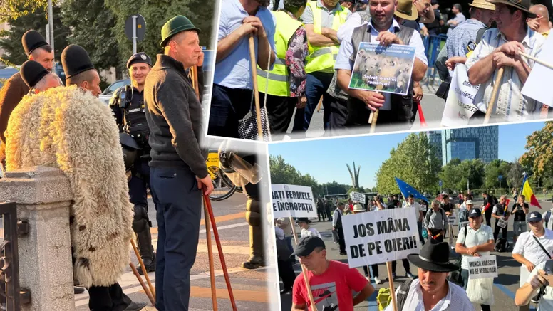 Protest de amploare al fermierilor în Capitală. Pasajul Victoriei a fost blocat. Încăierări cu jandarmii. Cer soluții pentru criza din agricultură și acuză autoritățile de blocarea exporturilor – UPDATE