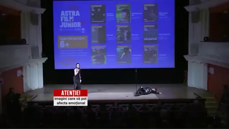 Momente de groază la Festivalul de Film Astra Sibiu. Directoarea s-a prăbușit pe scenă, în fața unei săli pline VIDEO