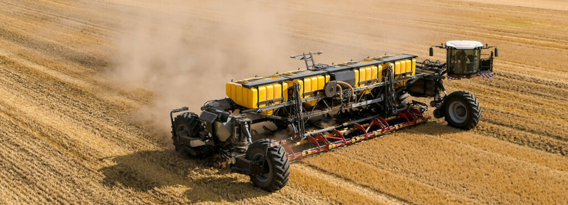 „Gigantul”, cel mai nou echipament agricol de la ferma Terracult