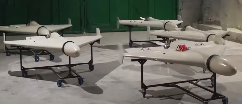 Dronele Shahed-136 sunt supranumite „drone sinucigașe”, deoarece explodează la impact