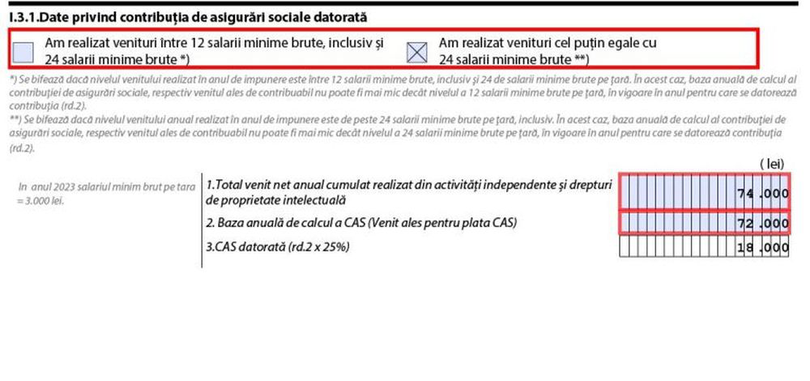 declarația unică 2024