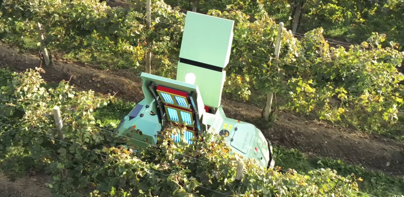ICARO X4, un robot care Un robot autonom, soluție care poate reduce consumul de fungicide în viticultură cu până la 70%. Sursă foto: Captură video YouTube