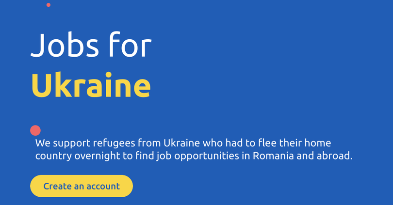Persoanele afectate de războiul din Ucraina își vor putea găsi un job la târgul organizat în București 