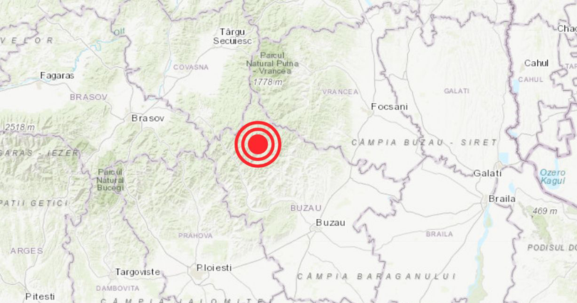 Un nou cutremur a avut loc în Vrancea, la două zile după cel mai mare seism din ultimii 2 ani