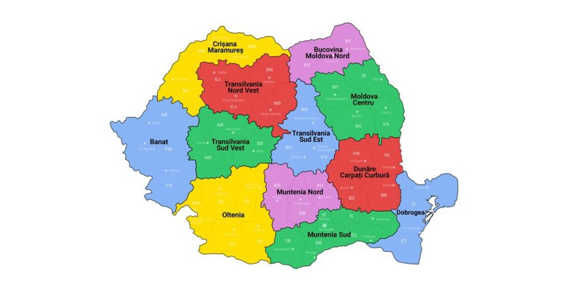 Guvernul Ciolacu a vorbit despre regionalizarea statului român