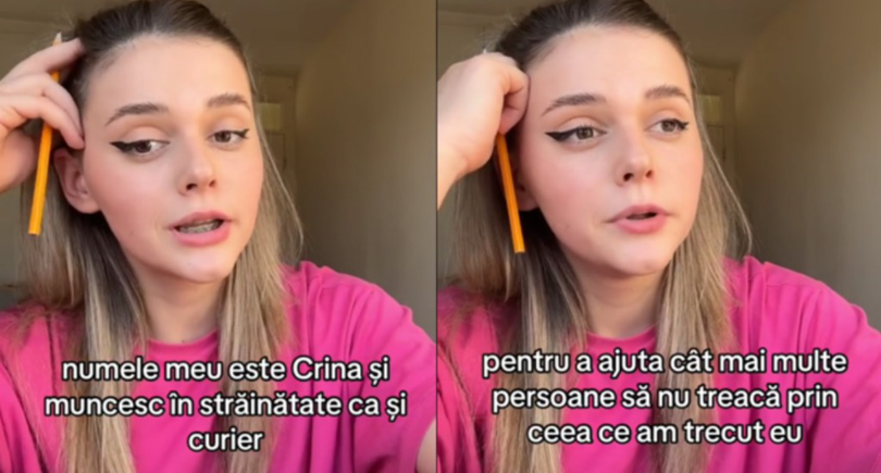 Mesajul Crinei de pe TikTok