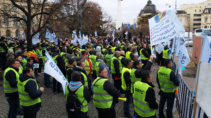 Protest de amploare al cadrelor MAI. Care sunt cererile polițiștilor